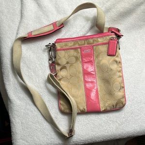 Coach monogram crossbody